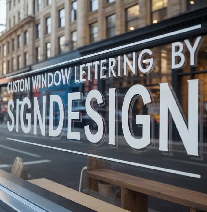 Schaufensterbeklebung von SignDesign Heilbronn Werbetechnik regional